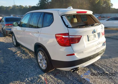 2013 BMW X3 xDrive28I z USA, uszkodzony, nr VIN 5UXWX9C50D0A29054